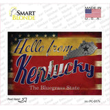 Hello From Kentucky Novelty Postcard Sticker Decals