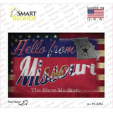 Hello From Missouri Novelty Postcard Sticker Decals