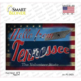Hello From Tennessee Novelty Postcard Sticker Decals