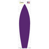 Purple Solid Novelty Surfboard Sticker Decal
