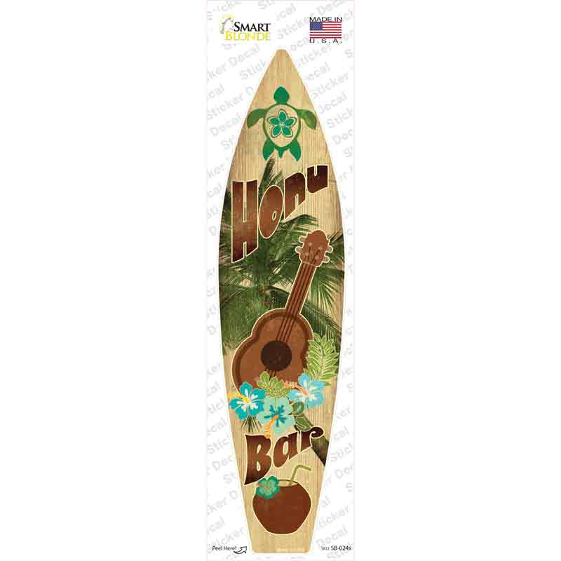 Honu Bar Novelty Surfboard Sticker Decal