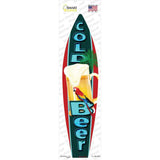 Cold Beer Novelty Surfboard Sticker Decal