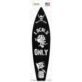 Locals Only Novelty Surfboard Sticker Decal