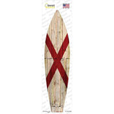 Alabama State Flag Novelty Surfboard Sticker Decal