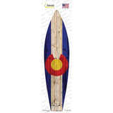 Colorado State Flag Novelty Surfboard Sticker Decal