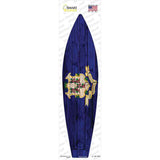 Connecticut State Flag Novelty Surfboard Sticker Decal