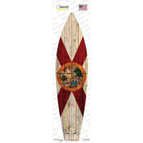 Florida State Flag Novelty Surfboard Sticker Decal