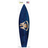 Louisiana State Flag Novelty Surfboard Sticker Decal
