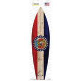 Missouri State Flag Novelty Surfboard Sticker Decal