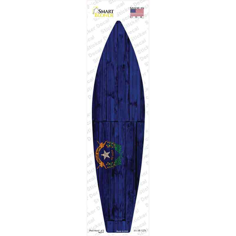 Nevada State Flag Novelty Surfboard Sticker Decal