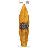 New Jersey State Flag Novelty Surfboard Sticker Decal
