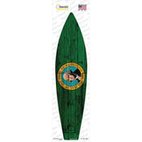 Washington State Flag Novelty Surfboard Sticker Decal