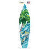 Salty Water Vibes Novelty Surfboard Sticker Decal