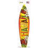 Hawaii With Tikis Novelty Surfboard Sticker Decal