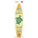 Live in the Sunshine Swim in the Sea Novelty Surfboard Sticker Decal