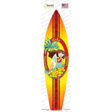 Aloha Hawaiian Islands Novelty Surfboard Sticker Decal