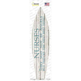 Nurses May Not Be Angels Novelty Surfboard Sticker Decal