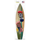 Iowa Flag Flip Flop Novelty Surfboard Sticker Decal