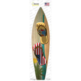 New Jersey Flag Flip Flop Novelty Surfboard Sticker Decal
