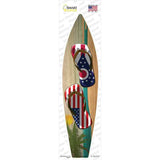 Ohio Flag Flip Flop Novelty Surfboard Sticker Decal