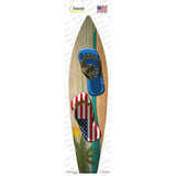 Oklahoma Flag Flip Flop Novelty Surfboard Sticker Decal