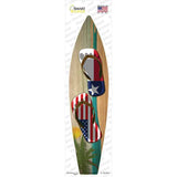 Texas Flag Flip Flop Novelty Surfboard Sticker Decal