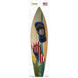 Utah Flag Flip Flop Novelty Surfboard Sticker Decal