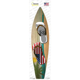 Route 66 Flag Flip Flop Novelty Surfboard Sticker Decal