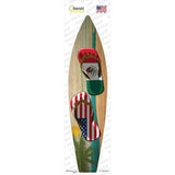 Mexico Flag Flip Flop Novelty Surfboard Sticker Decal