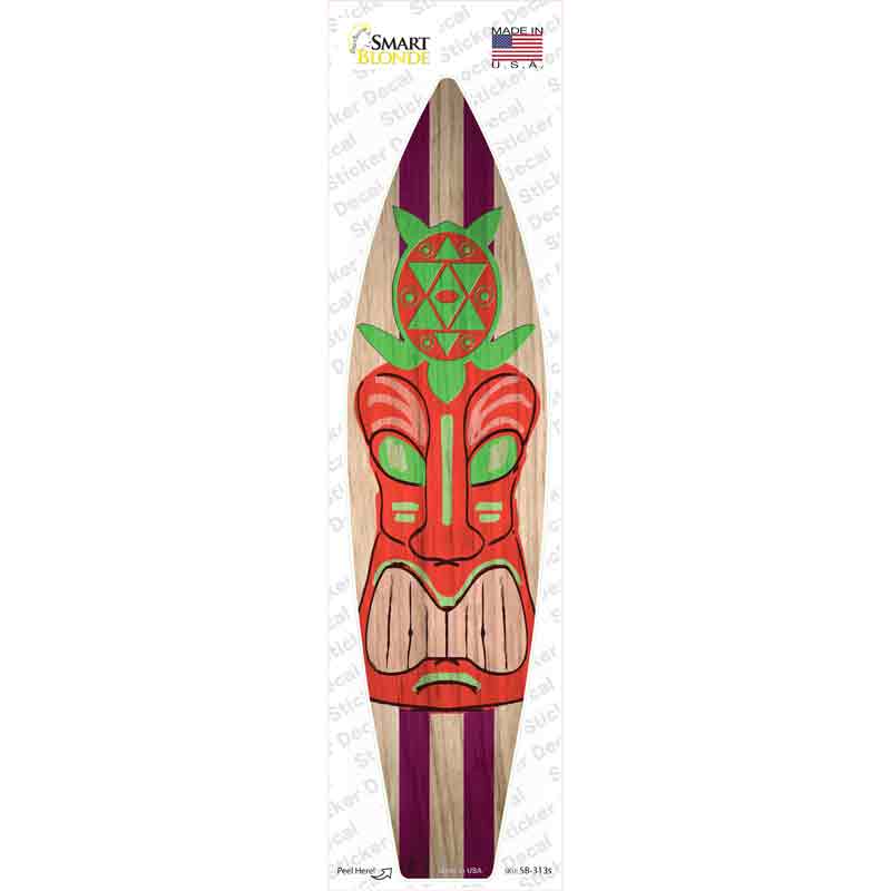 Tiki Turtle Novelty Surfboard Sticker Decal