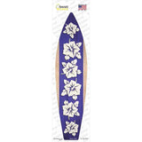 Purple And White Flowers Novelty Surfboard Sticker Decal