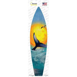 Whale And Sunset Novelty Surfboard Sticker Decal