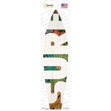 White Surf Novelty Surfboard Sticker Decal