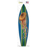 Jellyfish Blue Novelty Surfboard Sticker Decal