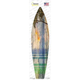 Ocean Sunset With Trees Novelty Surfboard Sticker Decal