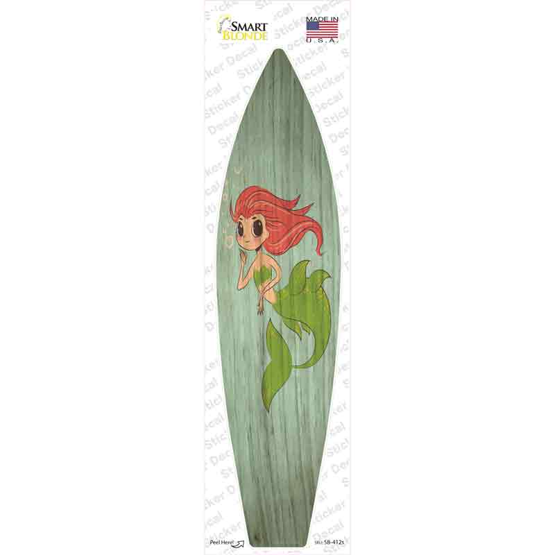 Mermaid Novelty Surfboard Sticker Decal