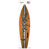 Tribal Print Lizard Novelty Surfboard Sticker Decal