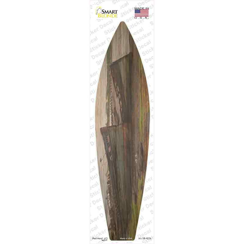 Wrecked Boats Novelty Surfboard Sticker Decal