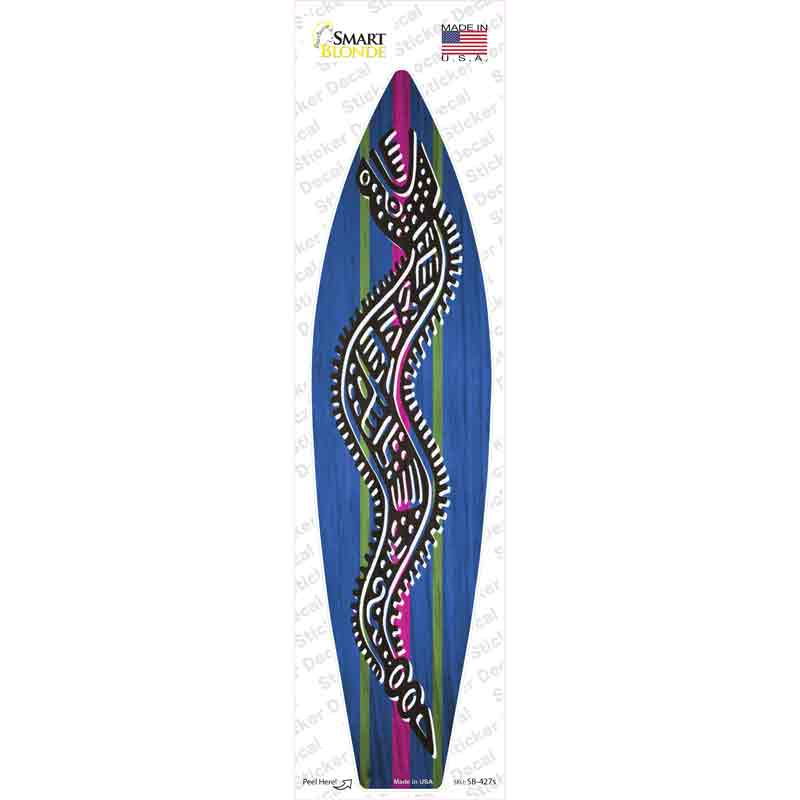 Tribal Snake Novelty Surfboard Sticker Decal