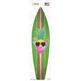 Water Color Pineapple Novelty Surfboard Sticker Decal