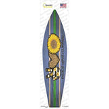 Peace Love Sunflower Novelty Surfboard Sticker Decal