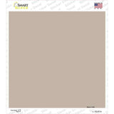 Tan Solid Novelty Square Sticker Decal