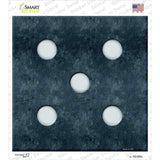 Dice Roll 5 Novelty Square Sticker Decal