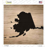 Alaska Shape Letter Tile Novelty Square Sticker Decal