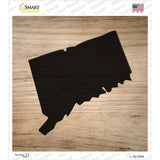 Connecticut Shape Letter Tile Novelty Square Sticker Decal