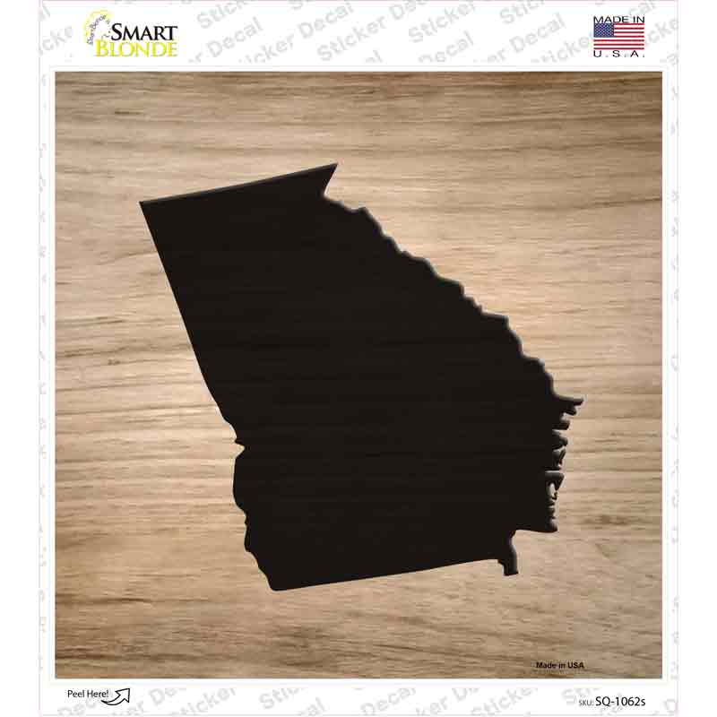 Georgia Shape Letter Tile Novelty Square Sticker Decal