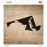 Maryland Shape Letter Tile Novelty Square Sticker Decal