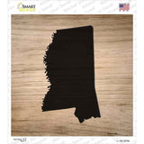Mississippi Shape Letter Tile Novelty Square Sticker Decal