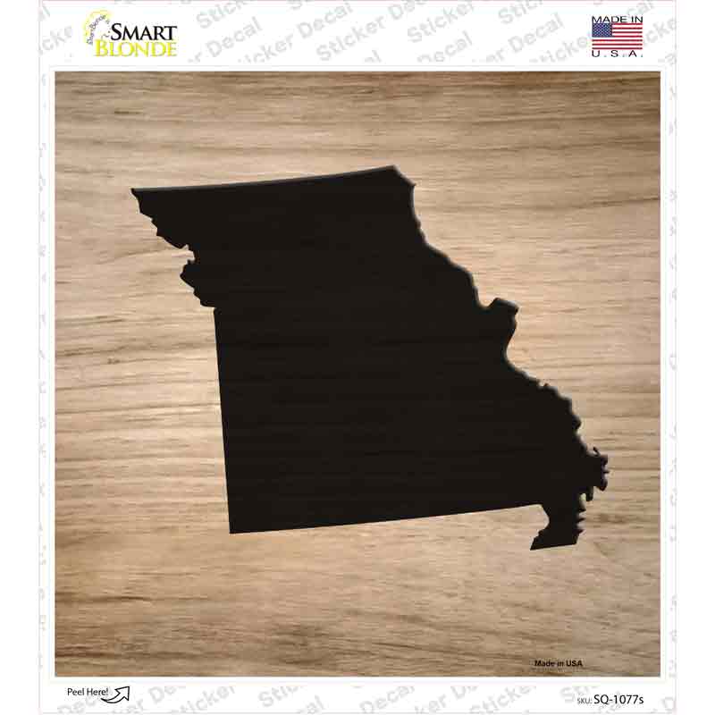 Missouri Shape Letter Tile Novelty Square Sticker Decal