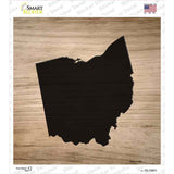 Ohio Shape Letter Tile Novelty Square Sticker Decal
